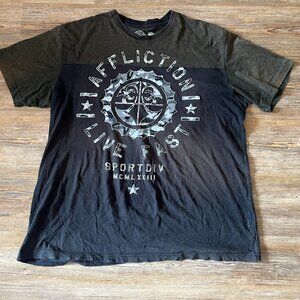 Affliction T-Shirt - Men Size 3XL - 100% Cotton